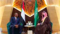 ولي العهد يبحث مع رئيس...